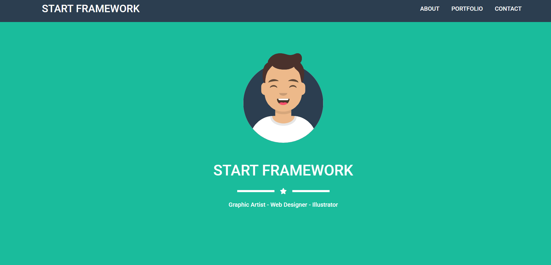 Start Framework screenshot