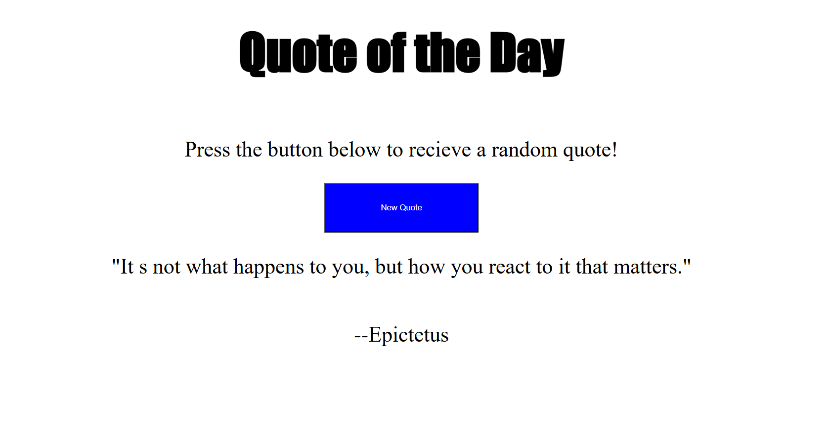 Quote of the Day screenshot