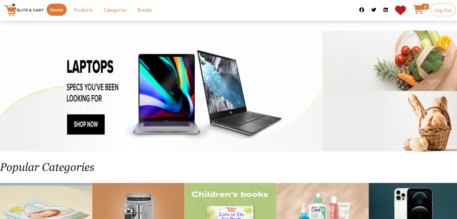 E-Commerce Project screenshot